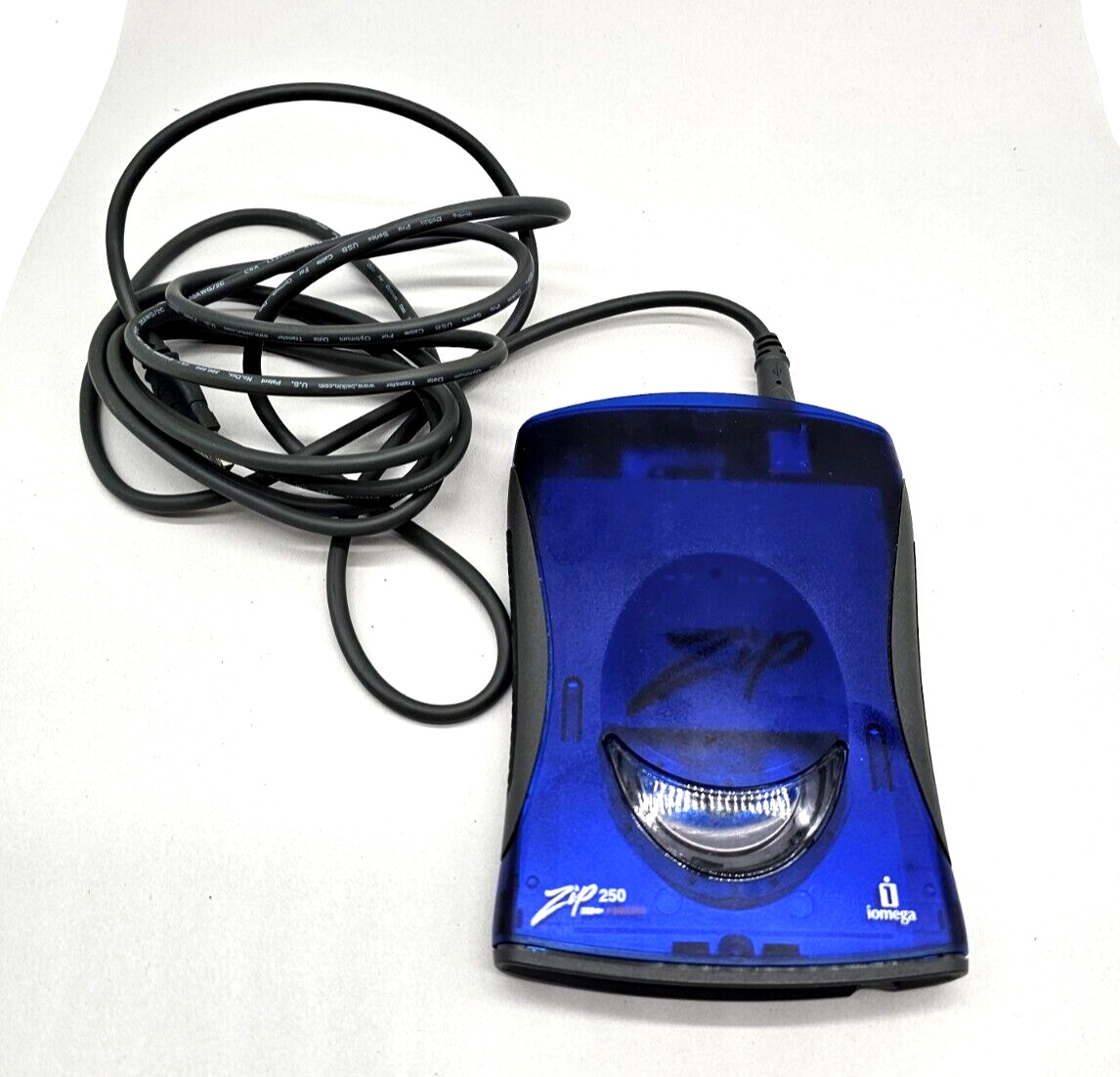 Iomega Zip 250 250MB USB Drive Z250USBPCMBP USB Powered Blue