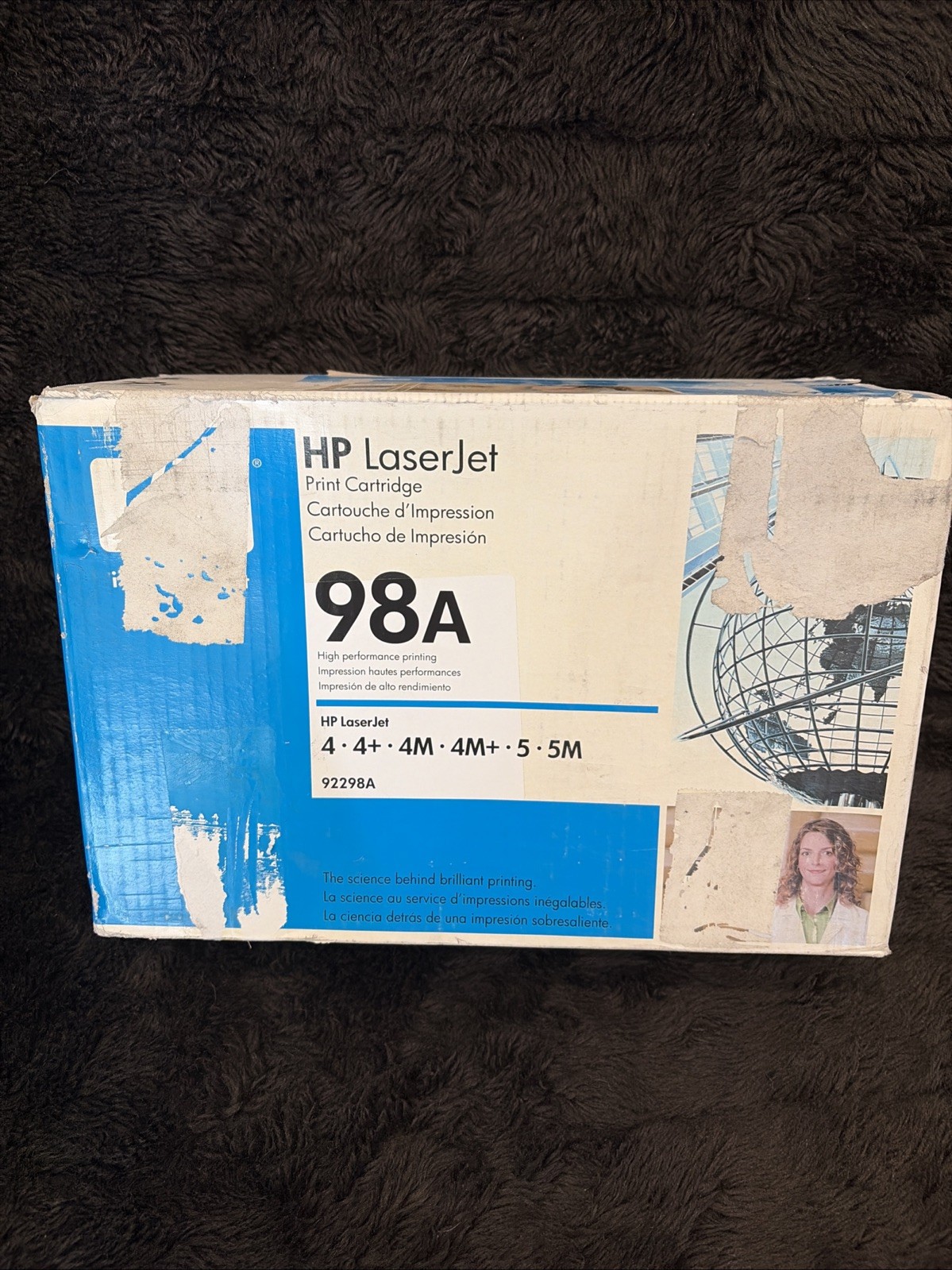 New HP 98A Black 92298A LaserJet Toner Cartridge New In Box Sealed OEM
