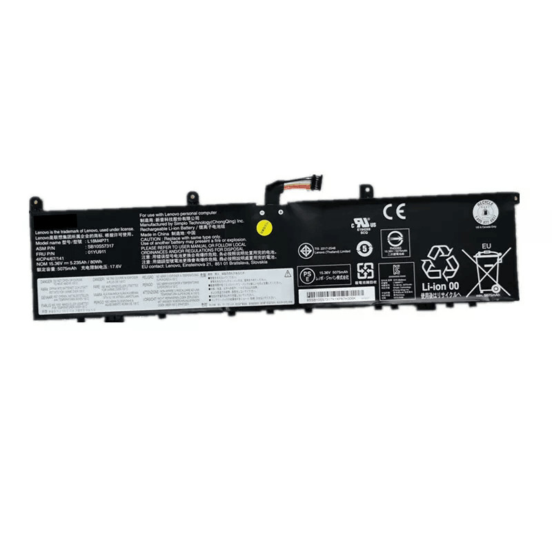15.36V new L18M4P71 01YU911 Battery For  ThinkPad P1 X1 SB10S57317
