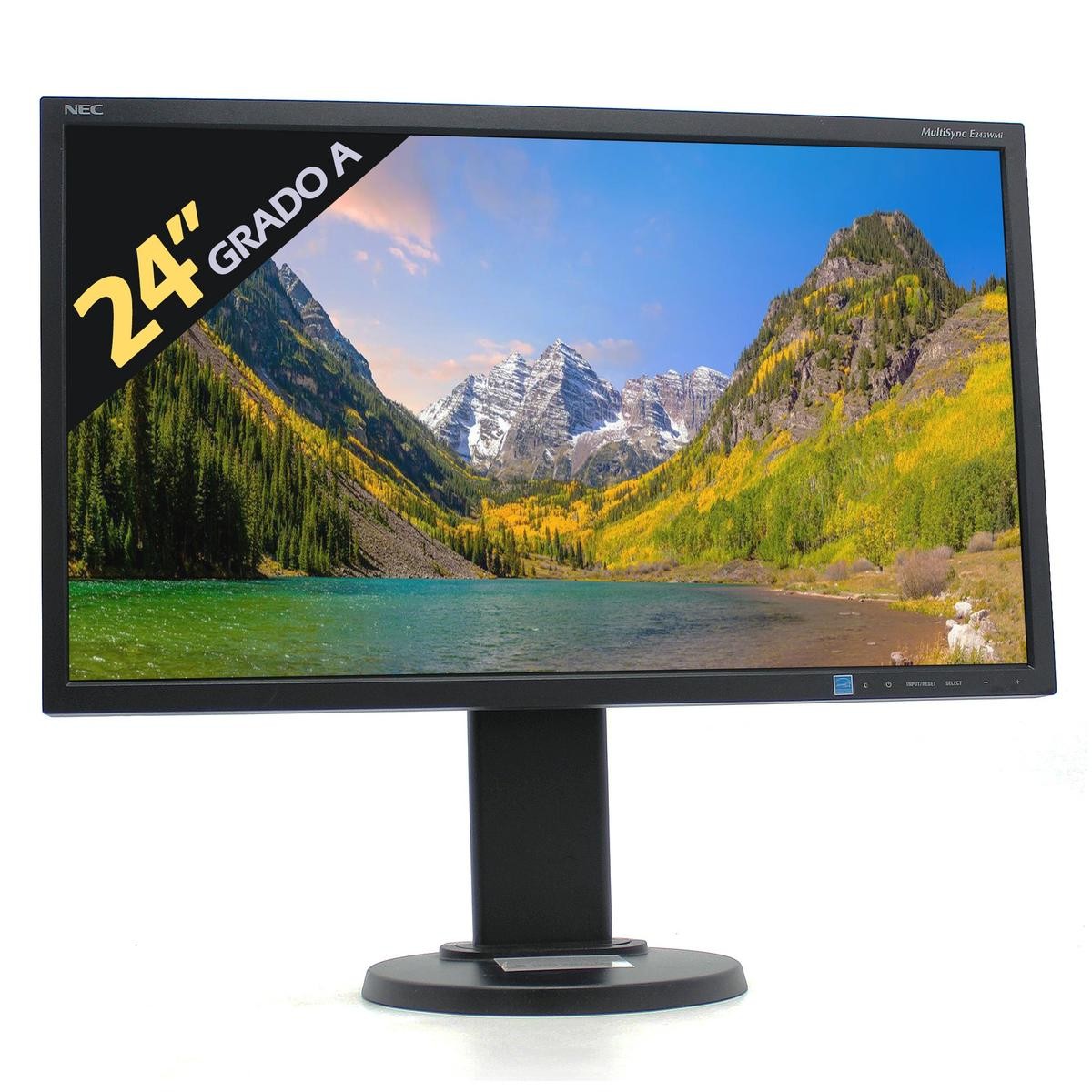 Nec E243wmi-bk Monitor Screen Display LCD 24" FHD 16:9 DVI VGA DP Computer Pc_