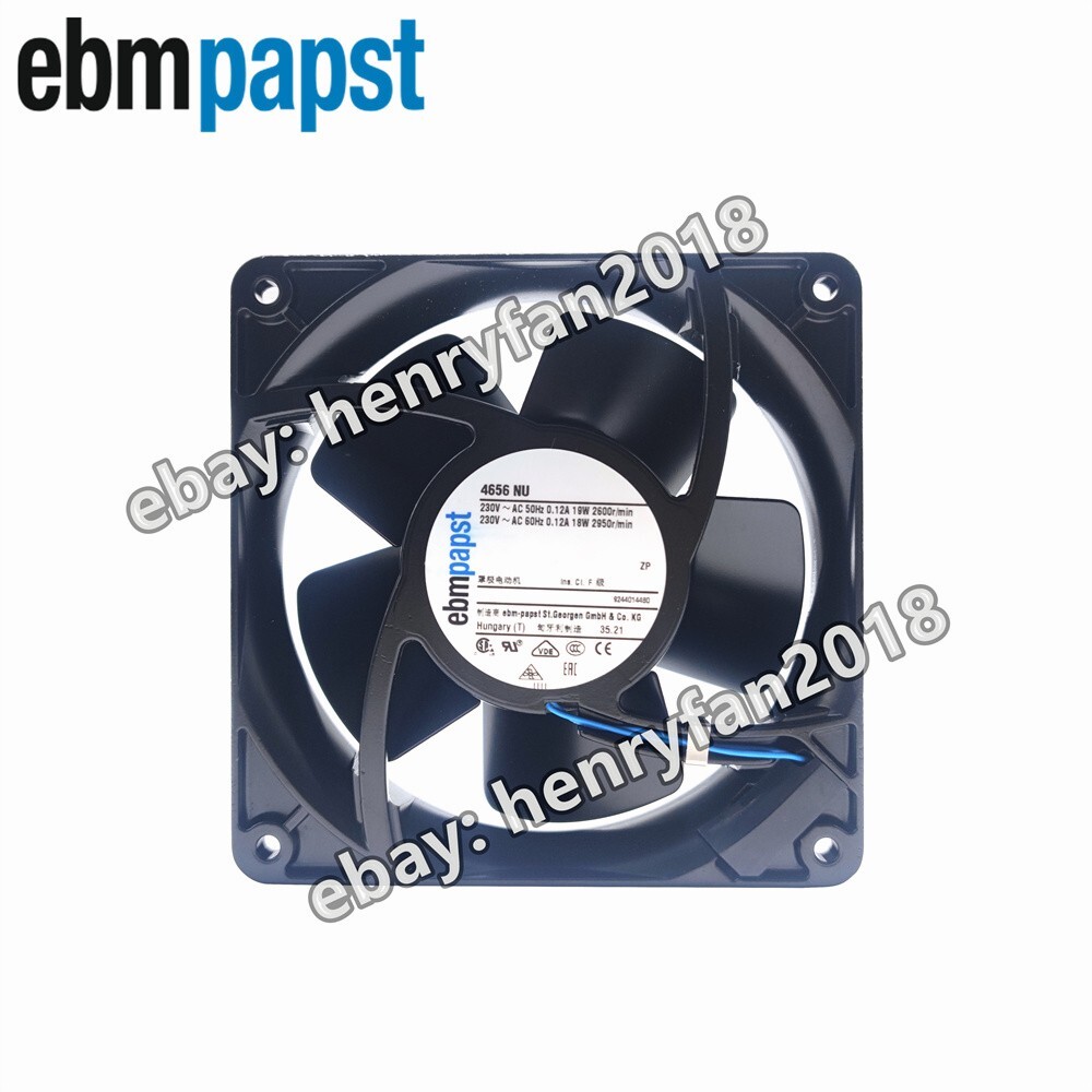 Ebmpapst 4656NU Axial Fan 230V 19.5W 117mA 120*120*38MM Waterproof Cooling Fan
