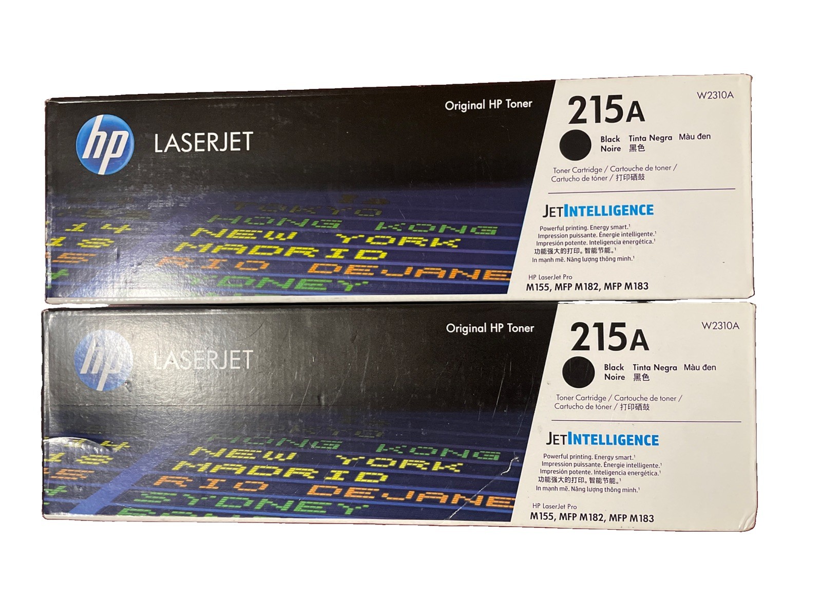 Lot of 2 Genuine HP 215A Black Toner Cartridges W2310A Original OEM Sealed