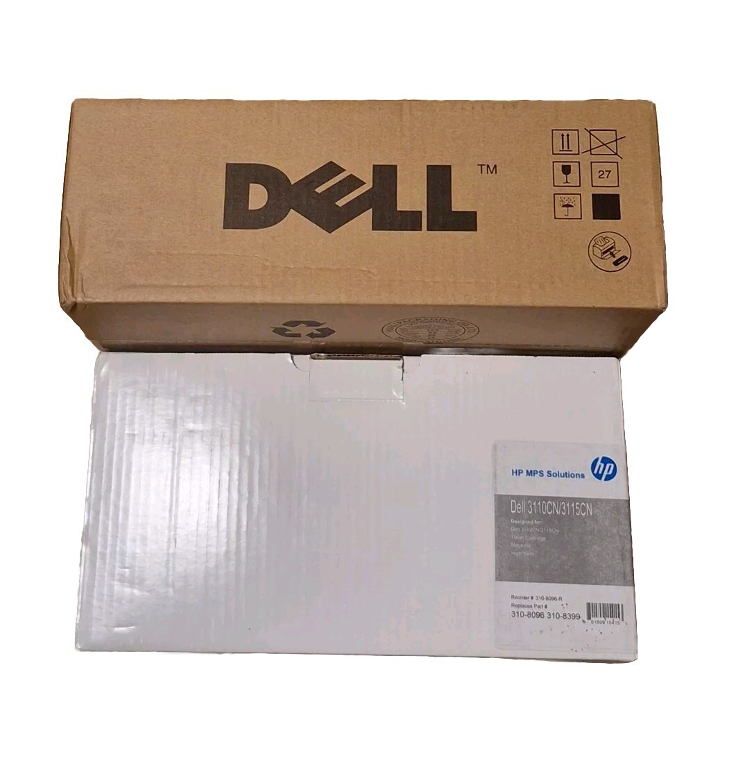Lot Of 2 Dell 3110CN/3115CN Yellow & Magenta Toner Cartridge • Genuine Dell, HP
