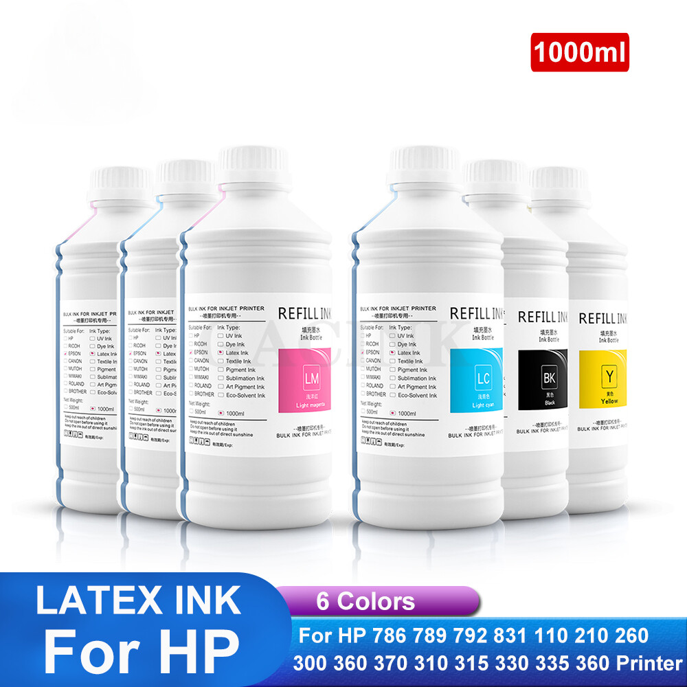 For HP 792 831 310 315 330 335 365 370 570 Printers High Quality Latex Ink 1set