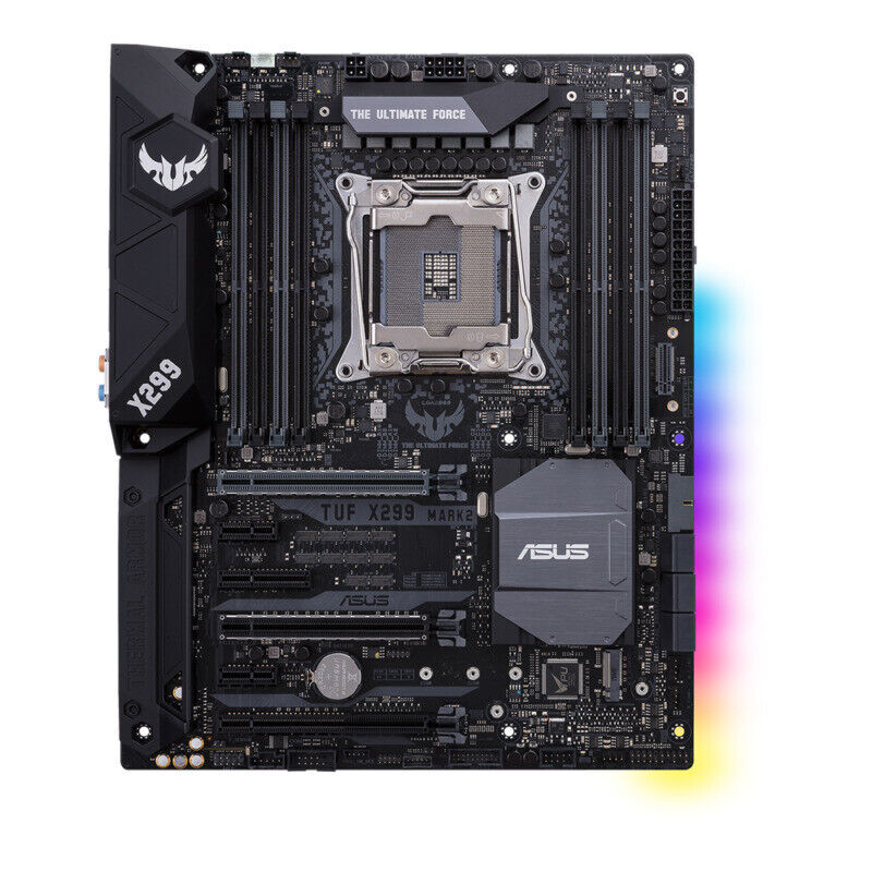 ASUS TUF X299 MARK 2 Motherboard Intel X299 LGA 2066 DDR4 M.2 ATX RJ-45 USB 3.1