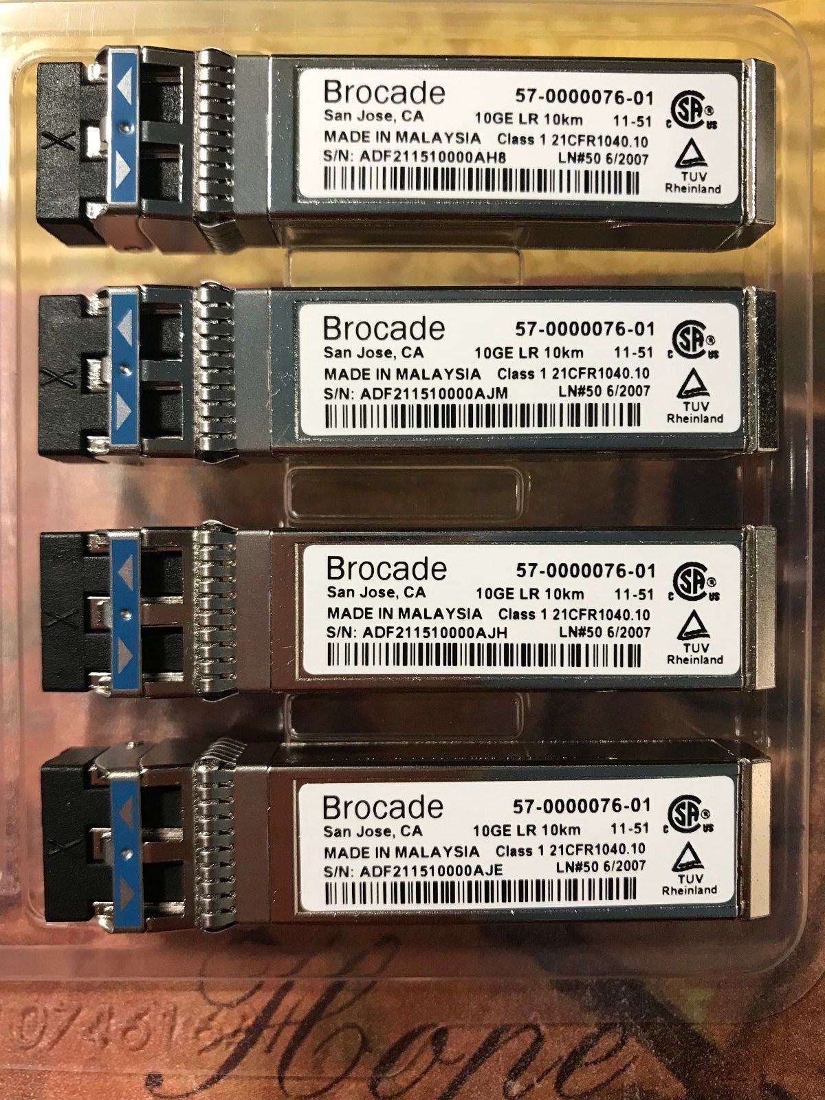  Brocade 10GbE SFP+ LR For Brocade 1020 1202(B) CNA XBR-000182 card w/60 dayswrt