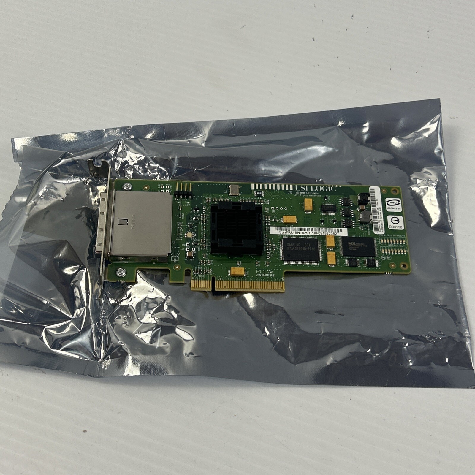 LSI Logic Sun 375-3487-04 LSI 3Gbs 8-Port Host Bus Adapter Card 594-4098-04