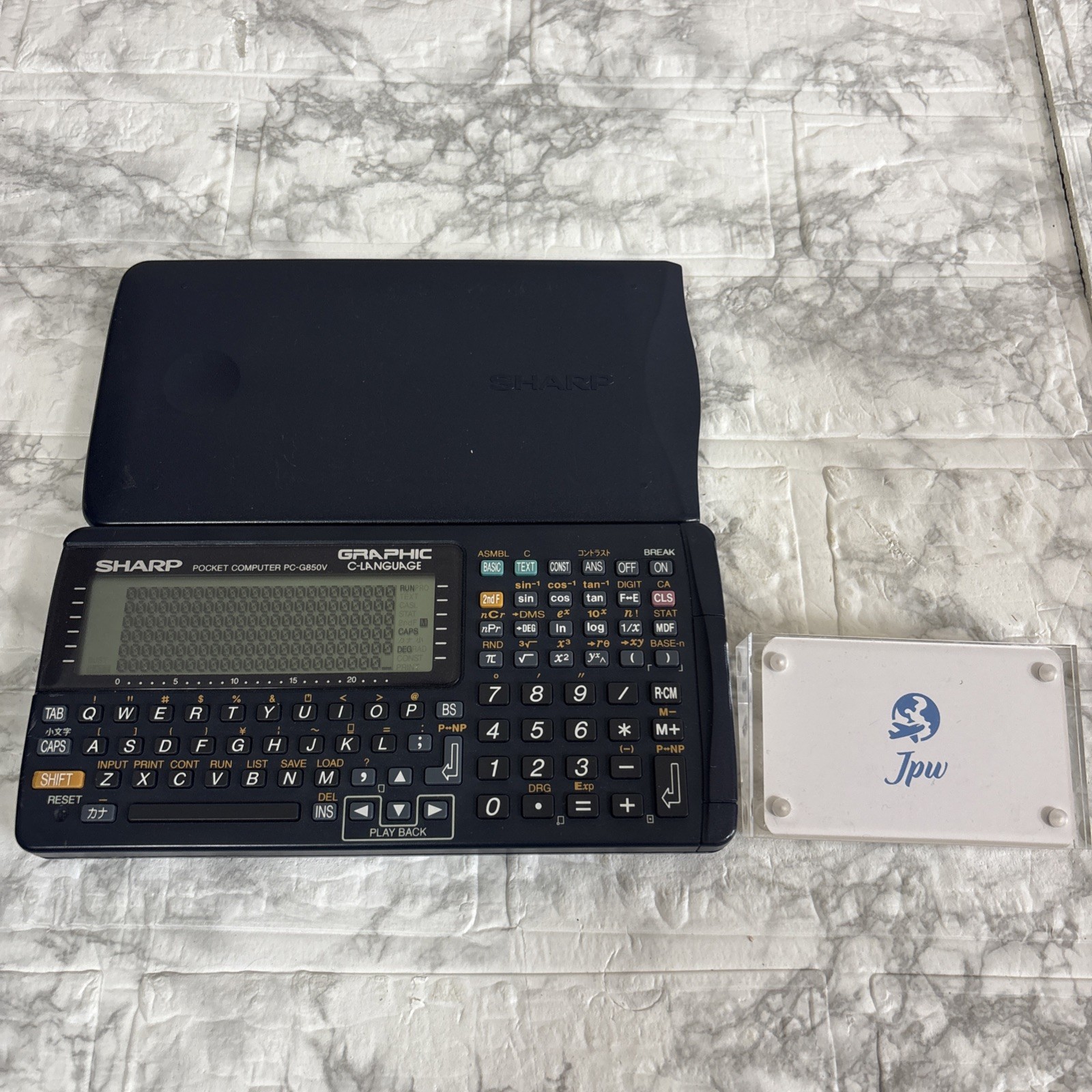 SHARP PC-G850V Pocket computer PC Function Calculator Tested