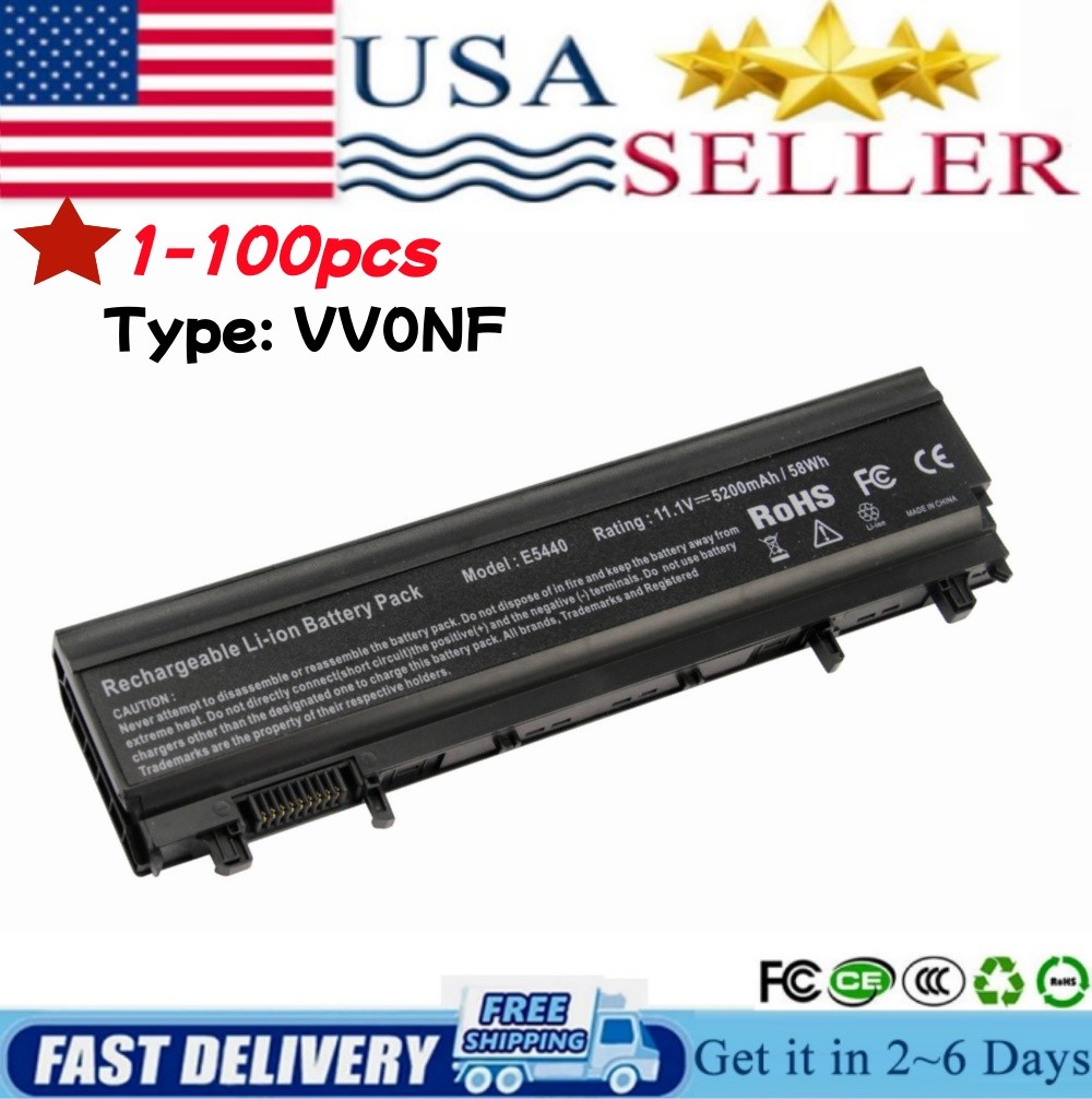 ✅LOT 1-100PC VVONF Battery for Dell Latitude E5440 E5540 451-BBIE 970V9 9TJ2J