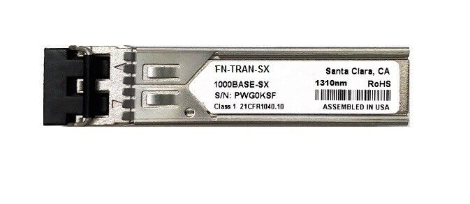 Fortinet FN-TRAN-SX compatible 1000BASE-SX 1.25Gbps SFP-SX 850nm LC 550m MMF