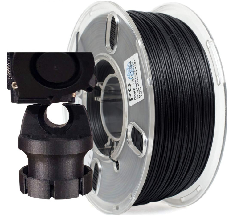 Filamento de Fibra de Carbono para Impresora 3D, Policarbonato con Fibra de Carb
