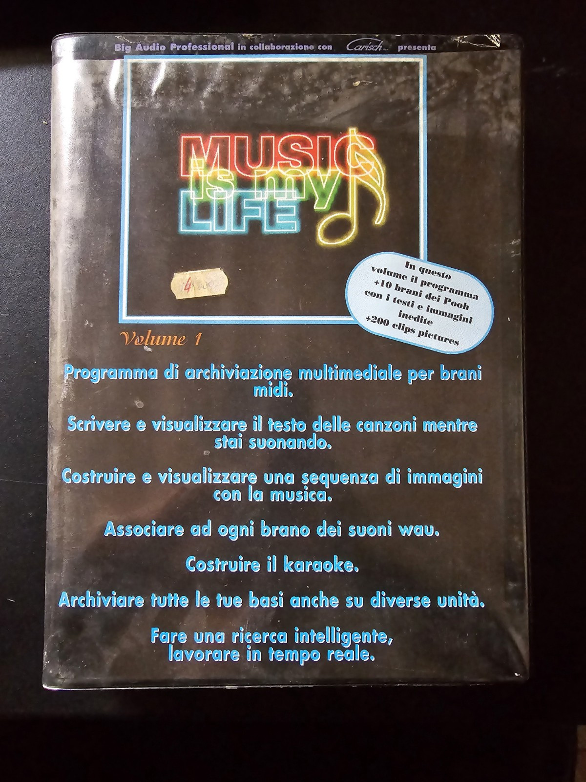 Big Auto Professional Music Is My Life Carish Vintage Rare With Unreleased Lyrics 
