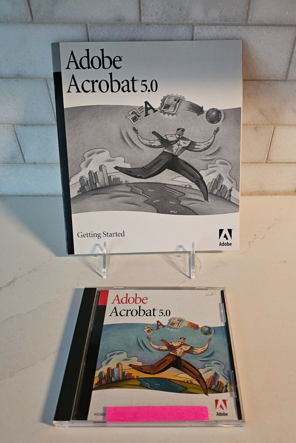 Adobe Acrobat 5.0 Software for WINDOWS and MACINTOSH  w/ Serial # & User Guide