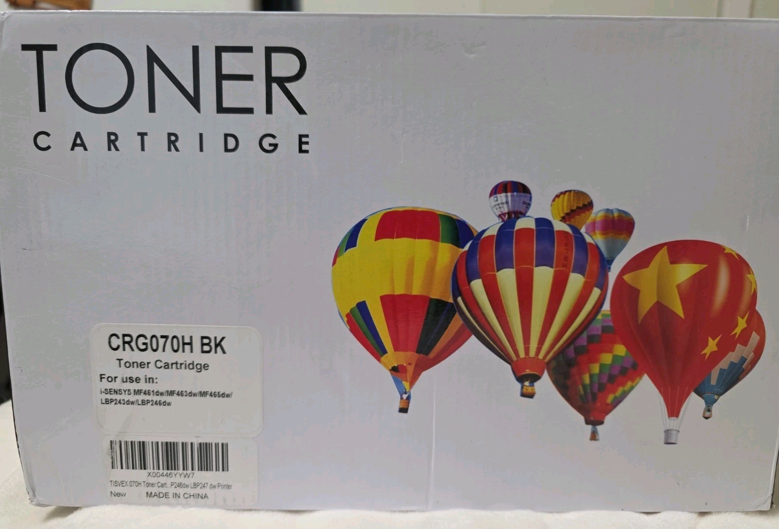 070H Toner Cartridge Canon CRG070H BK for MF465dw MF462dw LBP246dw LBP247dw (2PK