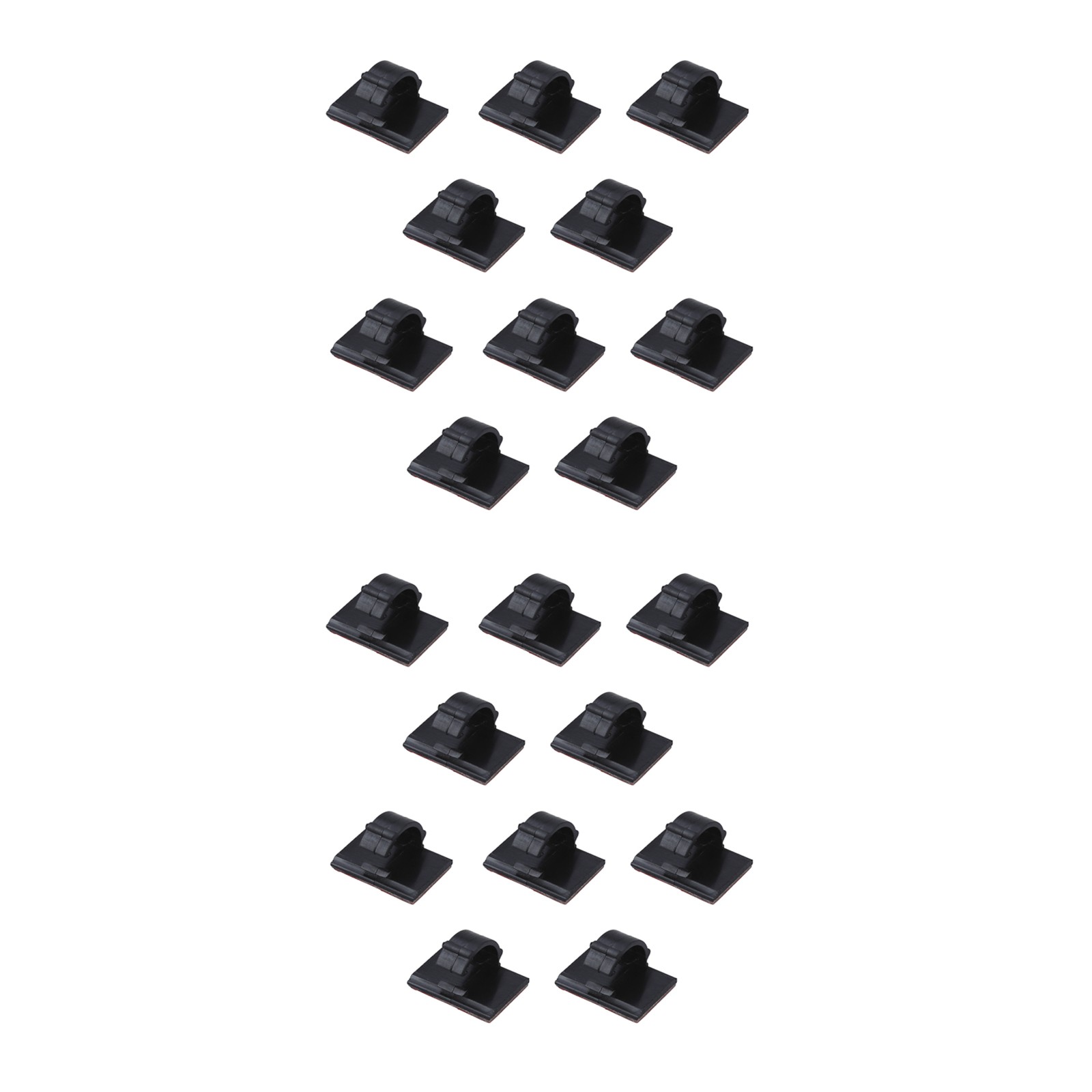 20pcs Self-Adhesive Wire Tie Cable Clamp Clip Holder Universal Home Car Use