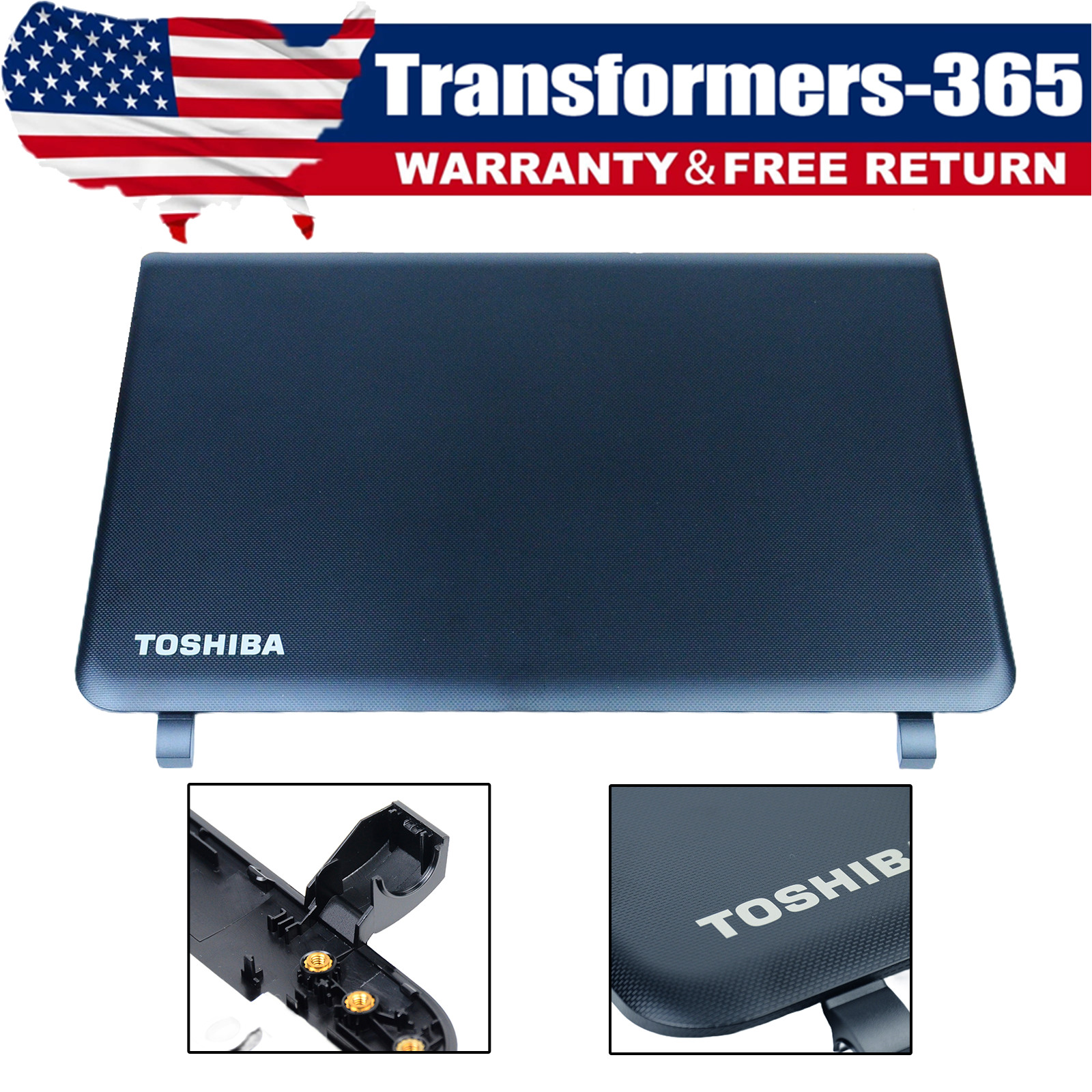 New AP15H000100 LCD Rear Lid Cover for Toshiba Satellite C55 C55-B C55D-B C55T-B