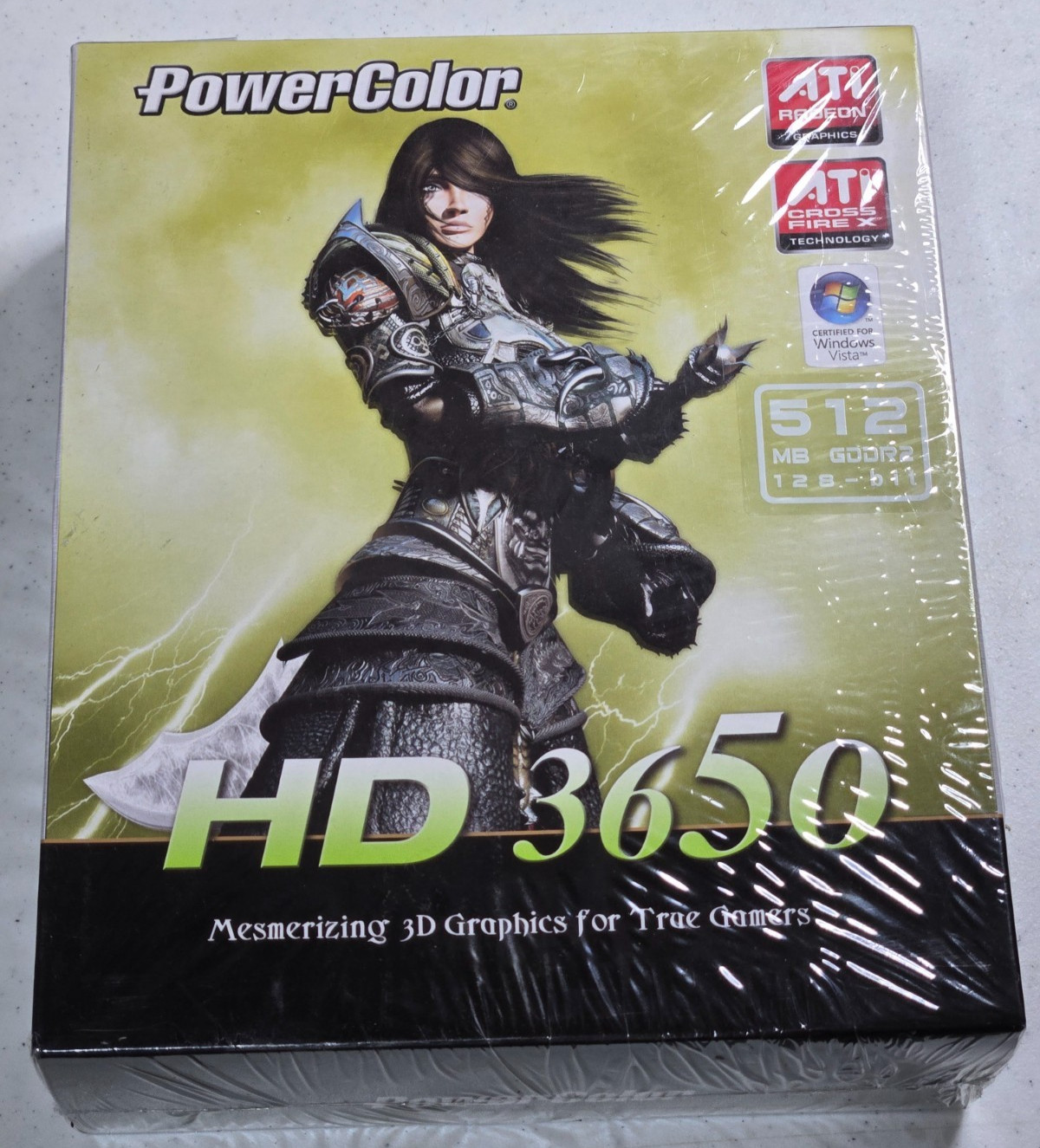 New Sealed PowerColor Radeon HD 3650 512MB DDR2 PCI Express - DirectX 10.1 DVI