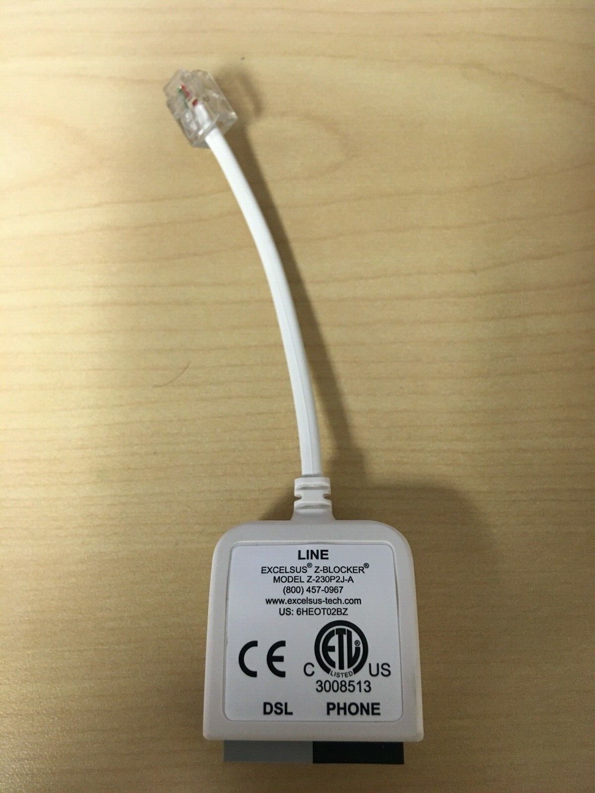  Excelsus Z-Blocker Dual DSL HPN Filter D-D230P2J-A Phone Line
