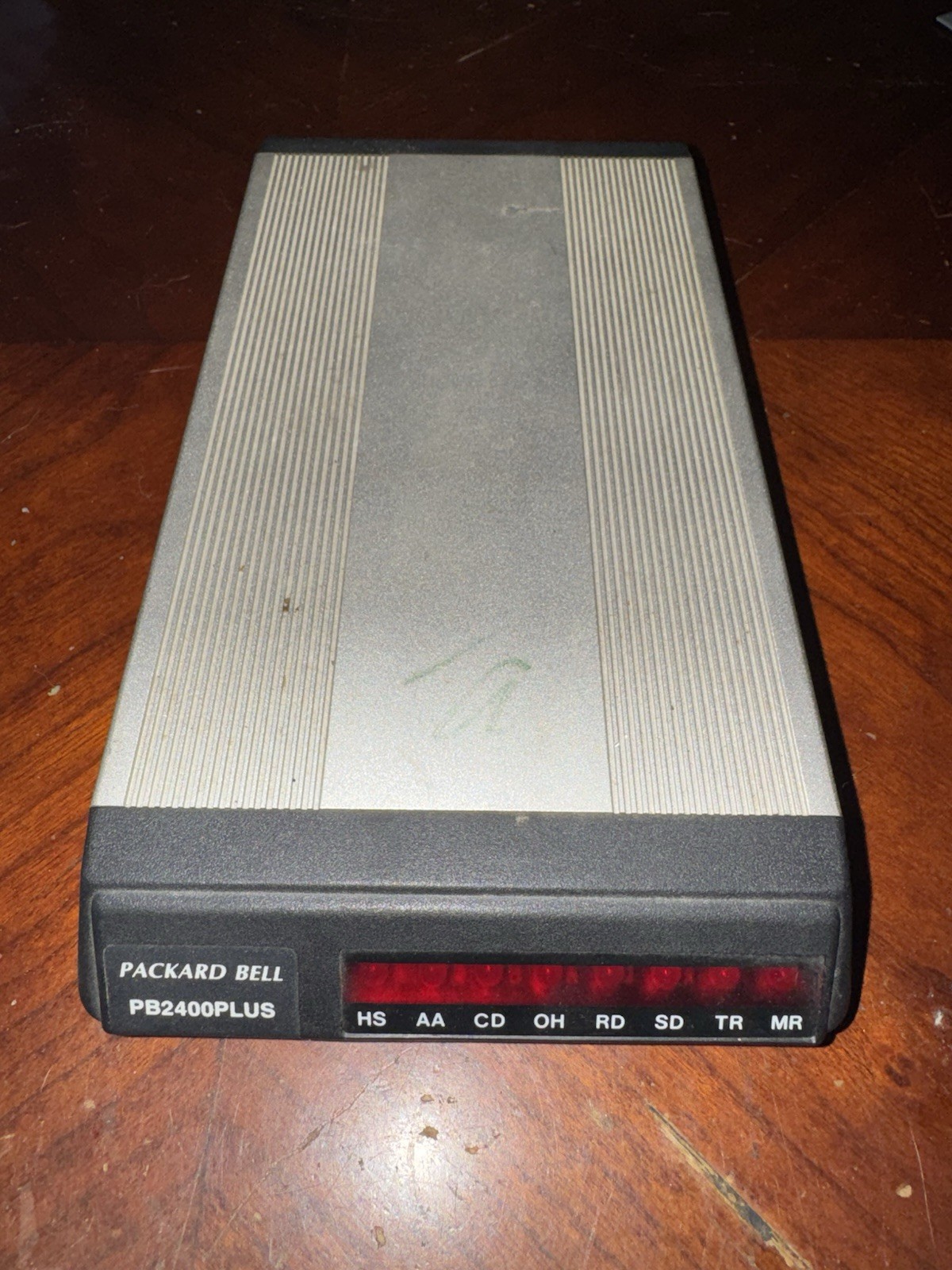 Vintage Packard Bell PB2400PLUS 2400 BPS External Modem – Early Internet Era