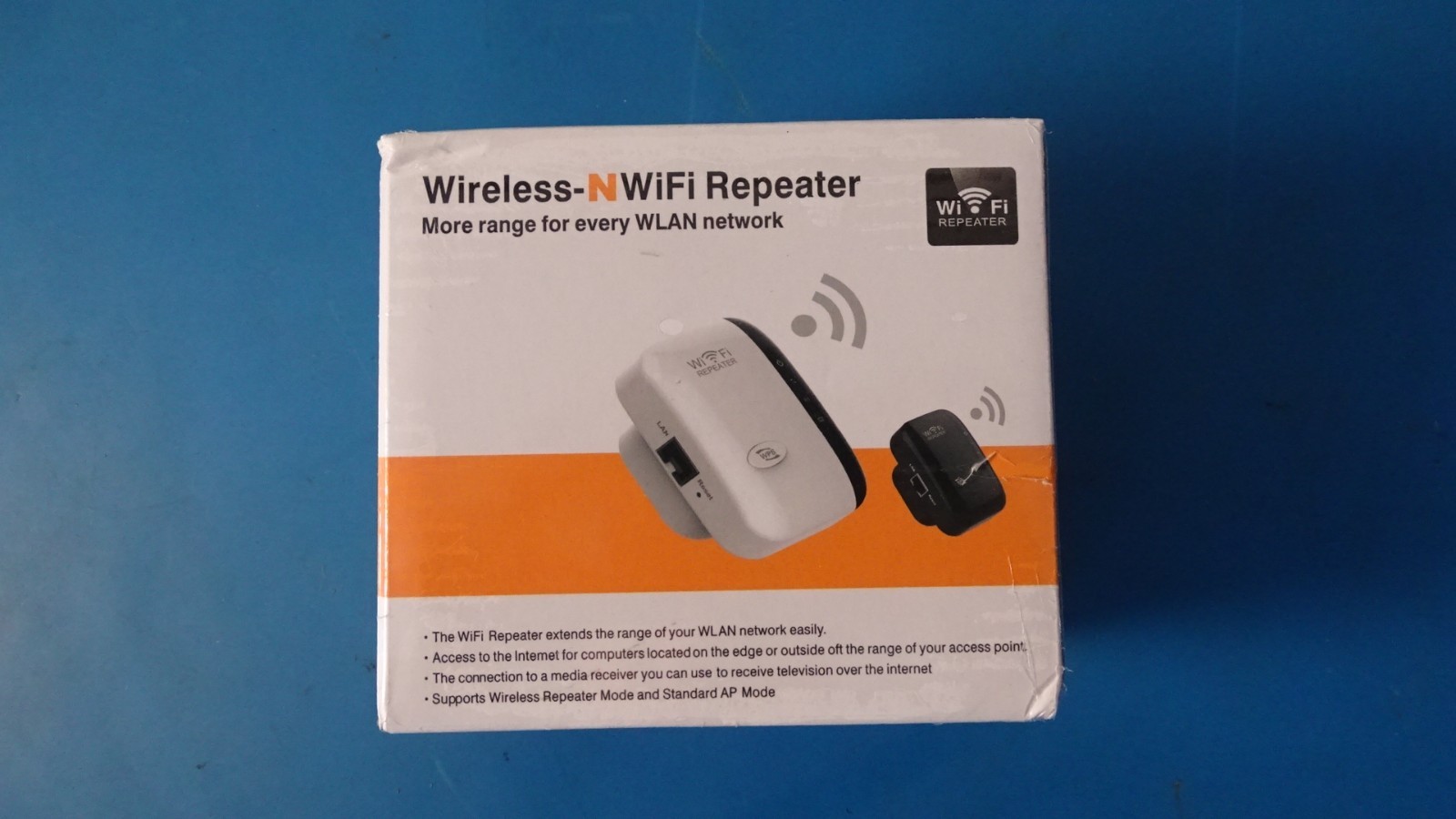 300M Wireless-N Wi-Fi Repeater 2.4GHz Signal Booster Internet Access Point