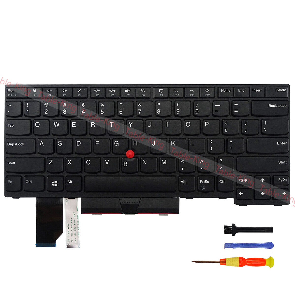Non-Backlit Laptop Keyboard for Lenovo Thinkpad L14 Gen1/L14 Gen2 (US Layout)