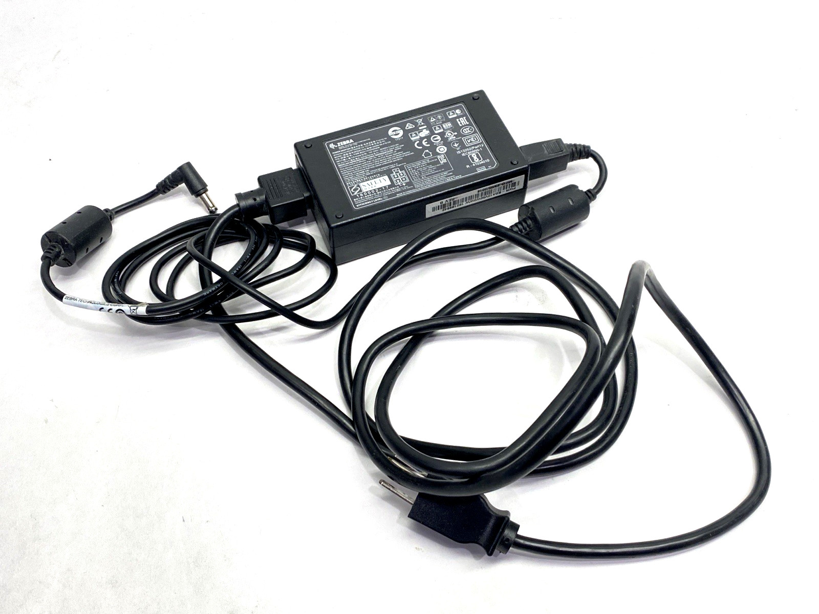 Zebra PWR-BGA12V50W0WW 12V/4.16A 50W AC Adapter (SAWA-56-41612A) w/ Power Cable
