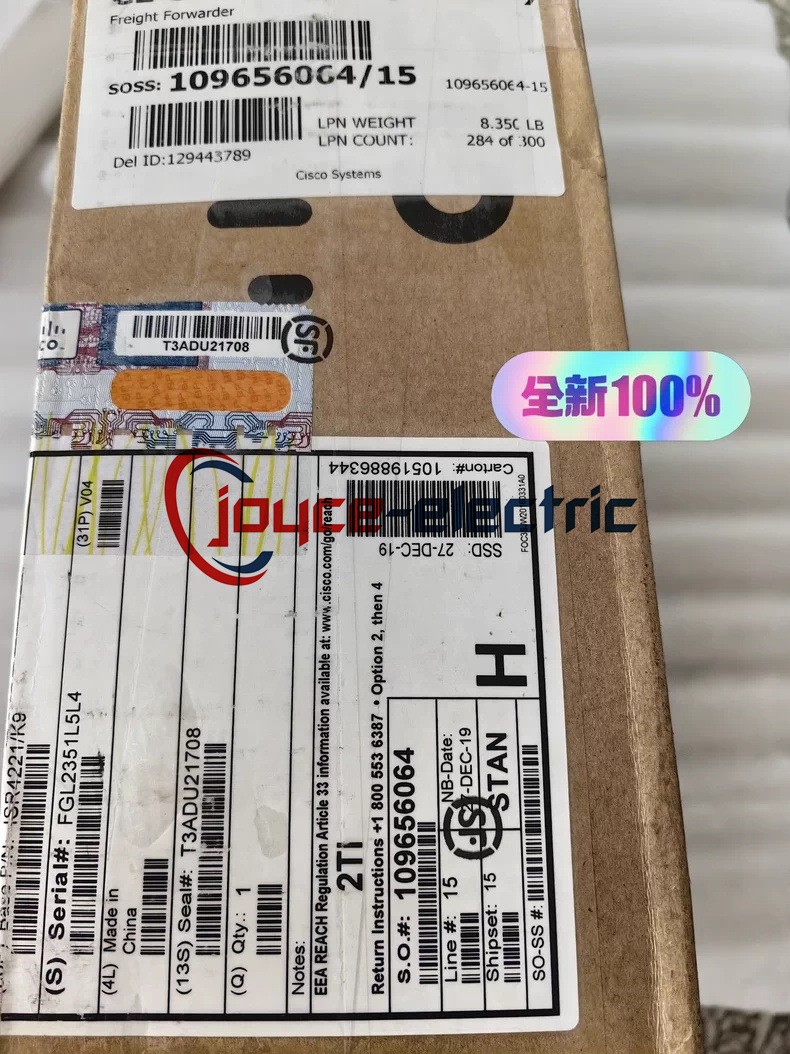 1PCS ISR4221/K9 Integrated Services Router New Free Tax