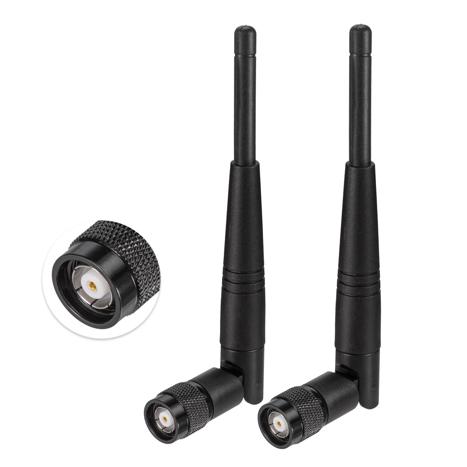 2 Pack 2.4GHz WiFi Antenna RP-TNC Male 5dBi for Trimble Robotic Total Stations