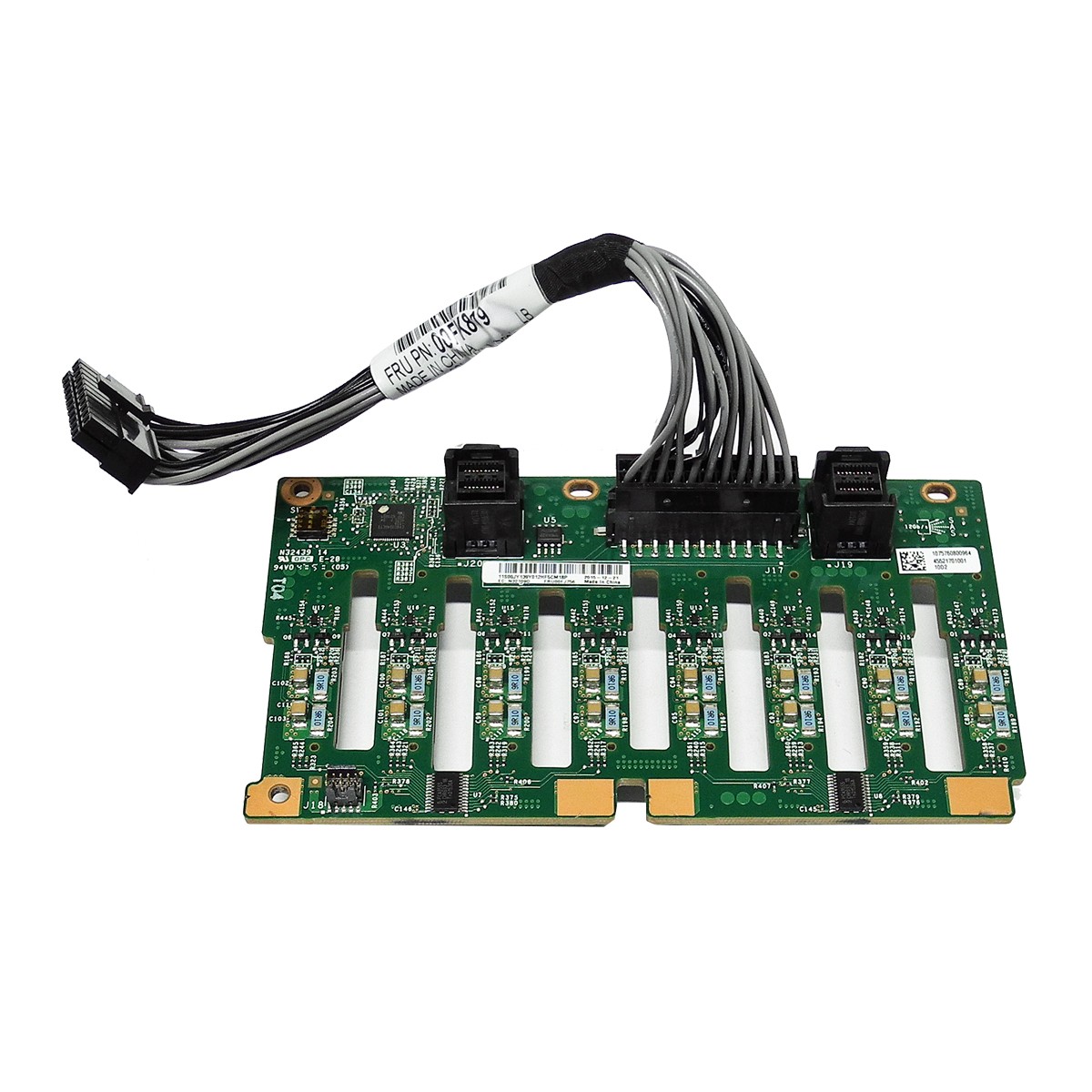 IBM Lenovo 8 x2.5" SAS Backplane + Power Cable for System X3650 M5 Server 00FJ756