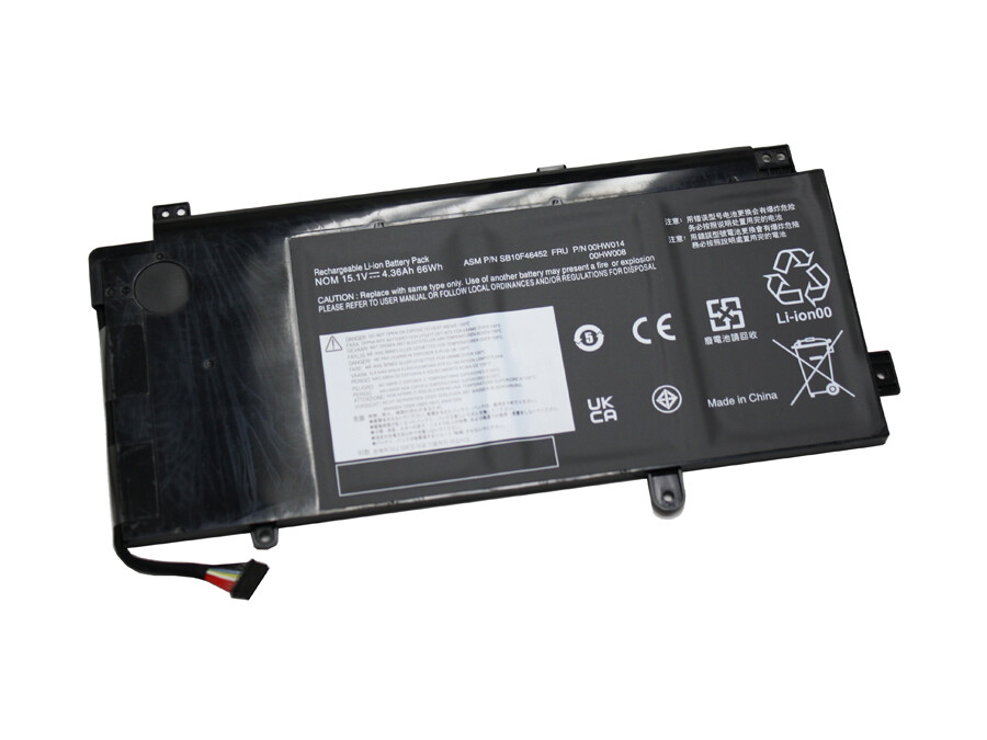 00HW008-PW 15.2V 67WH BATTERY 00HW008, 00HW009, 00HW014, SB10F46446, SB10F46447