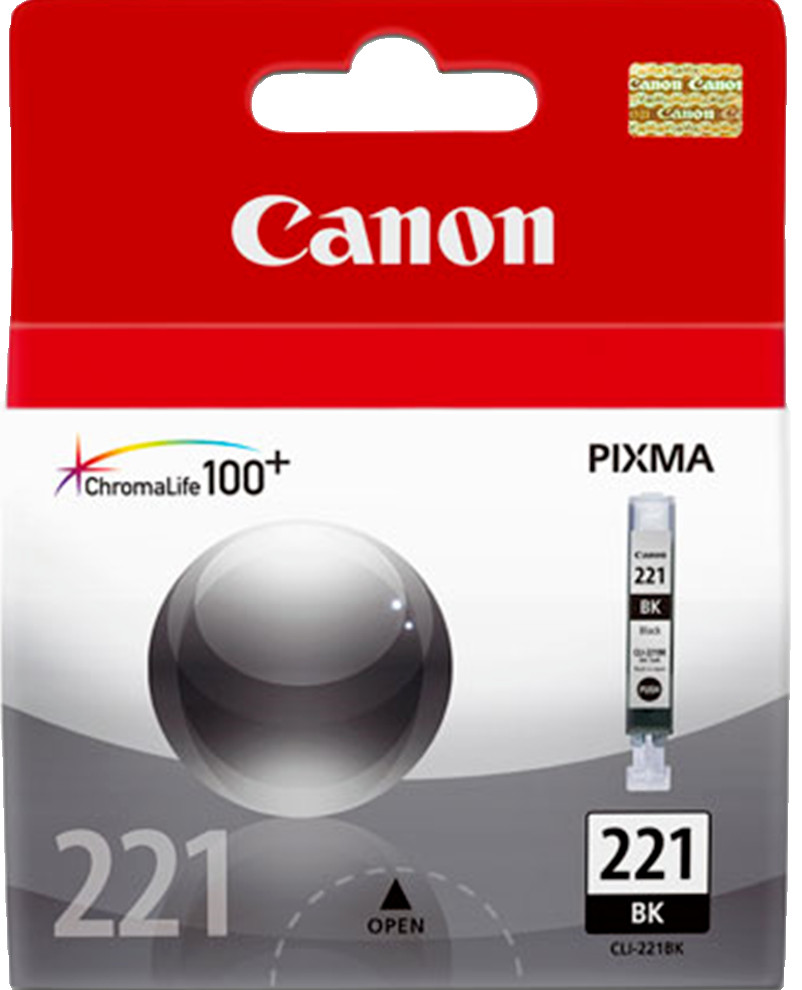 New Genuine Canon CLI-221 Black Ink Cartridge PIXMA MX860 MX870