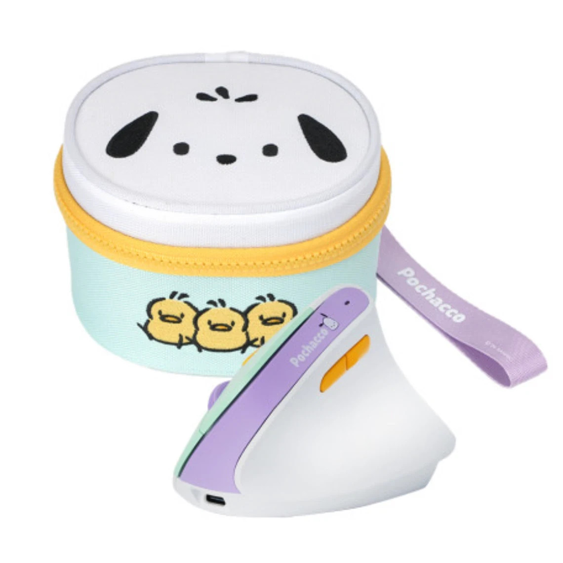 NEW Sanrio Pochacco Vertical Mouse Wireless Silent Ergonomic Rechargeable