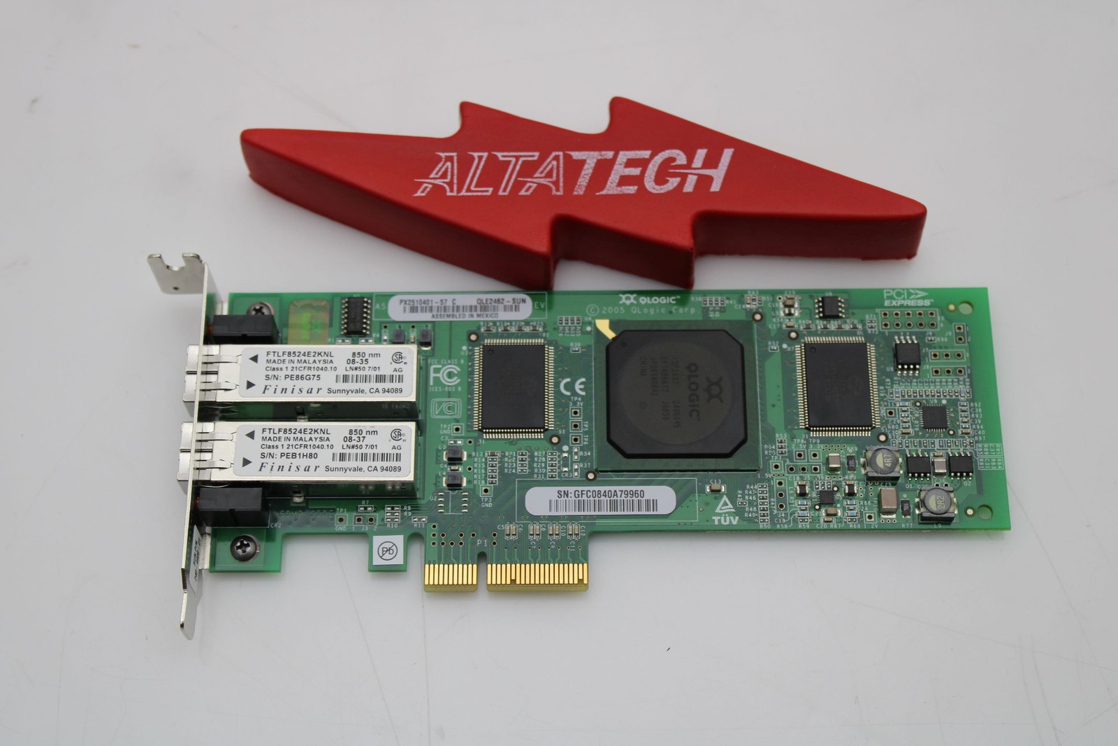 Sun Microsystems 375-3356_LP (SG-XPCIE2FC-QF4) Dual Port 4GB/S FC PCI-E Adapter
