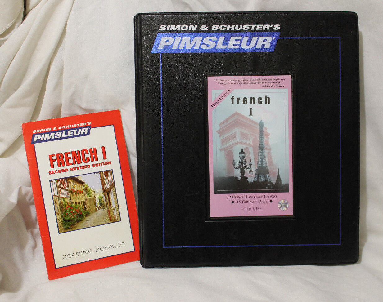 Simon Schuster's Pimsleur 16 French 1 CDs 30 Lessons Euro Edition