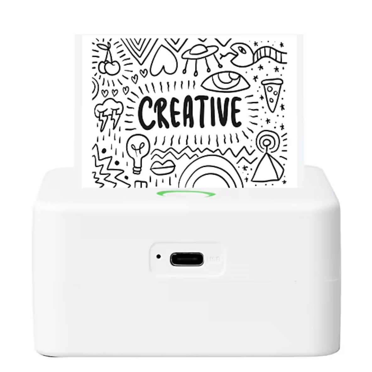 Core Innovations Thermal Notetaking Printer - Stone White - Includes 5 Rolls NWT