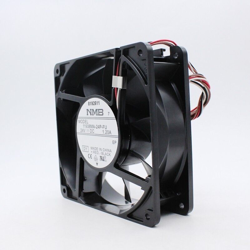 Qty:1pc high air volume cooling fan 11938MA-24P-FU 12038 24V 1.2A 12cm