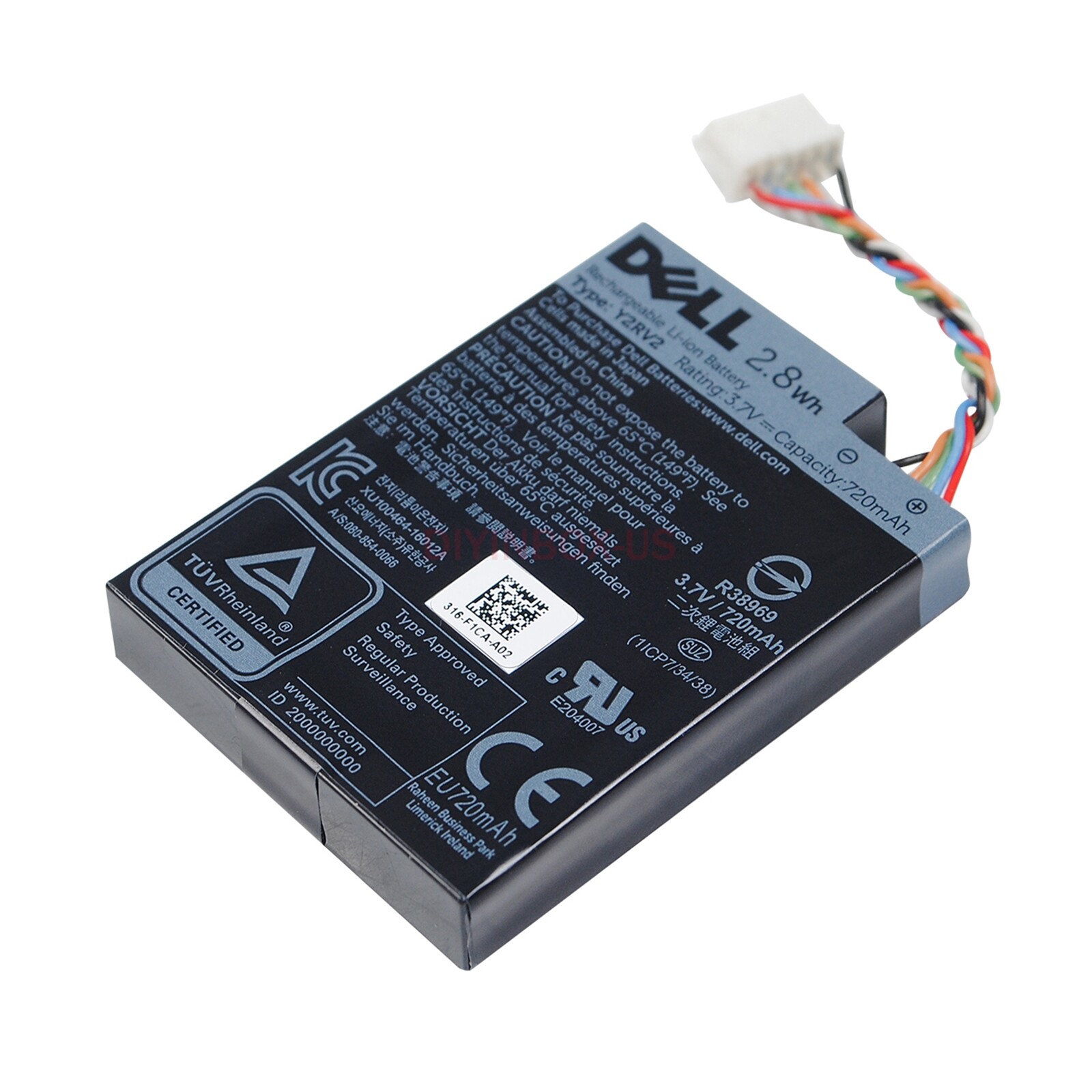 DELL PERC H740 H740P H840 RAID Controller Battery HWGYR Y2RV2 NWJ48