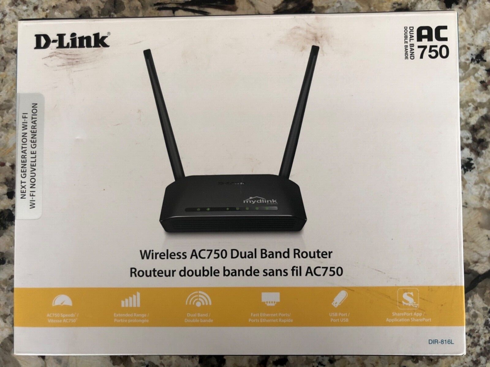 D-Link - Wireless AC750 Dual Band Cloud Router