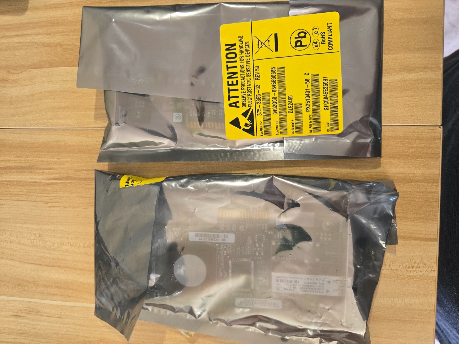 Lot of 2 New Sealed Sun Microsystems 4Gb Fibre Channel PCIe HBA Card 375-3355-02