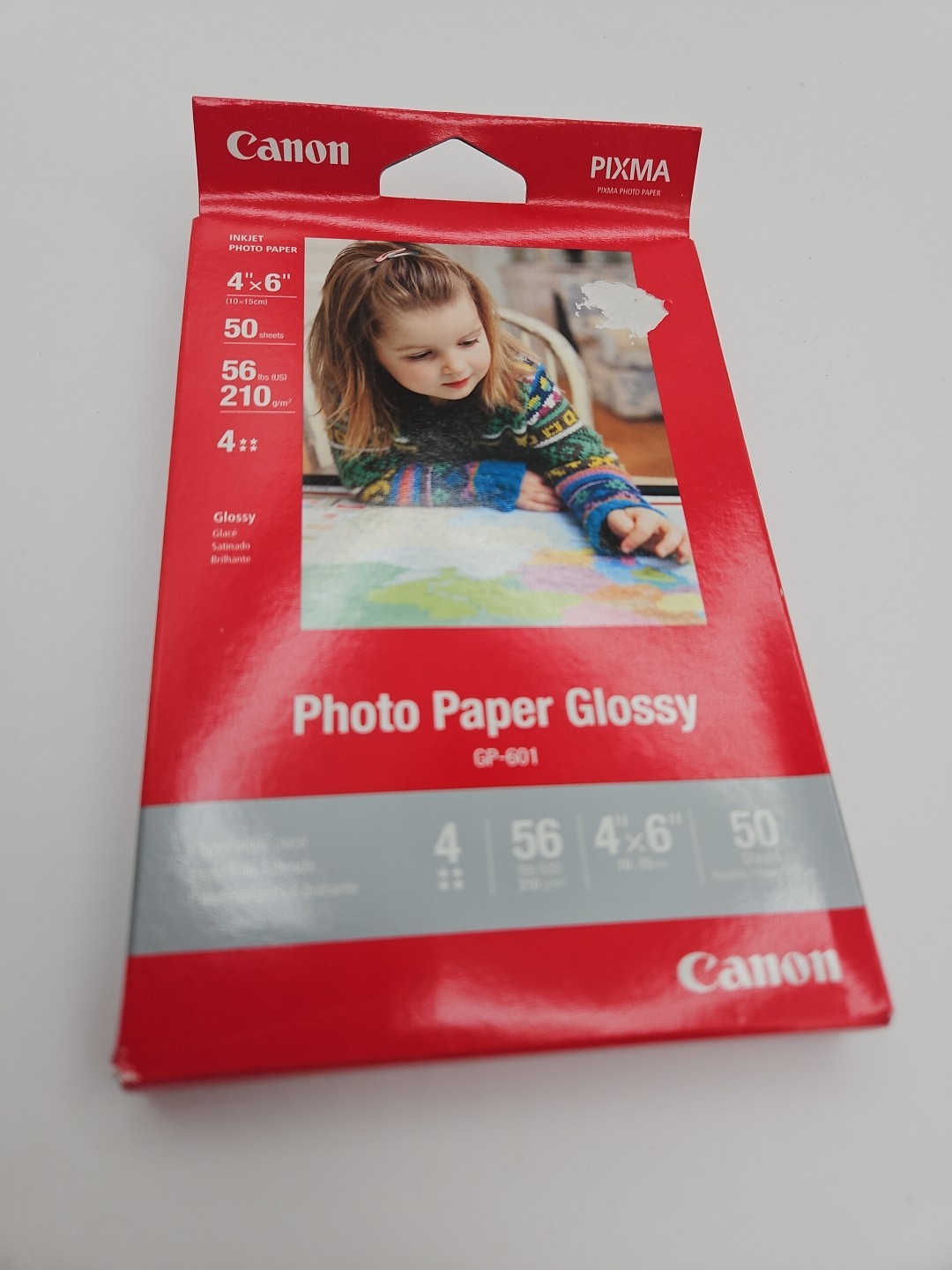 Cannon Photo Paper 4x6 Glossy Finish 50 Sheets Per Pack High Gloss- NEW 