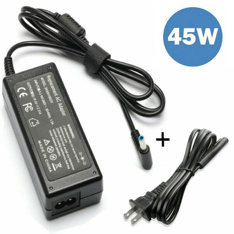 NEW 45W 19.5V 2.31A AC Adapter Charger For HP Laptop Power Supply Cord 4.5mm(BU)