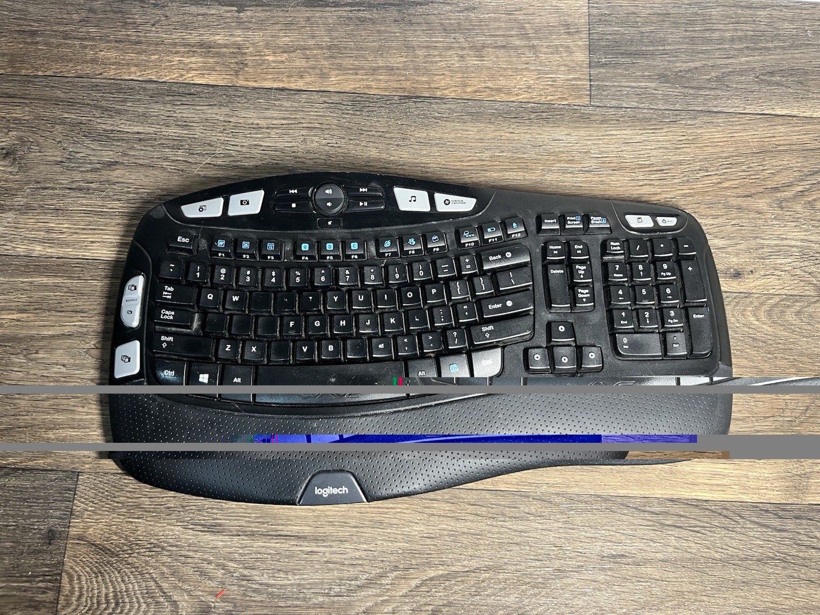 Logitech K350 Comfort Wave Ergonomic Wireless Computer Keyboard – NO USB DONGLE
