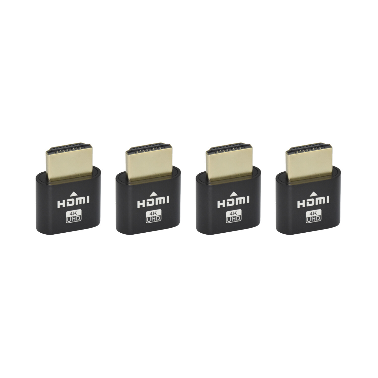 4 pcs HDMI Dummy Plug 4K Headless Display Emulator for Windows Mac OSX Linux