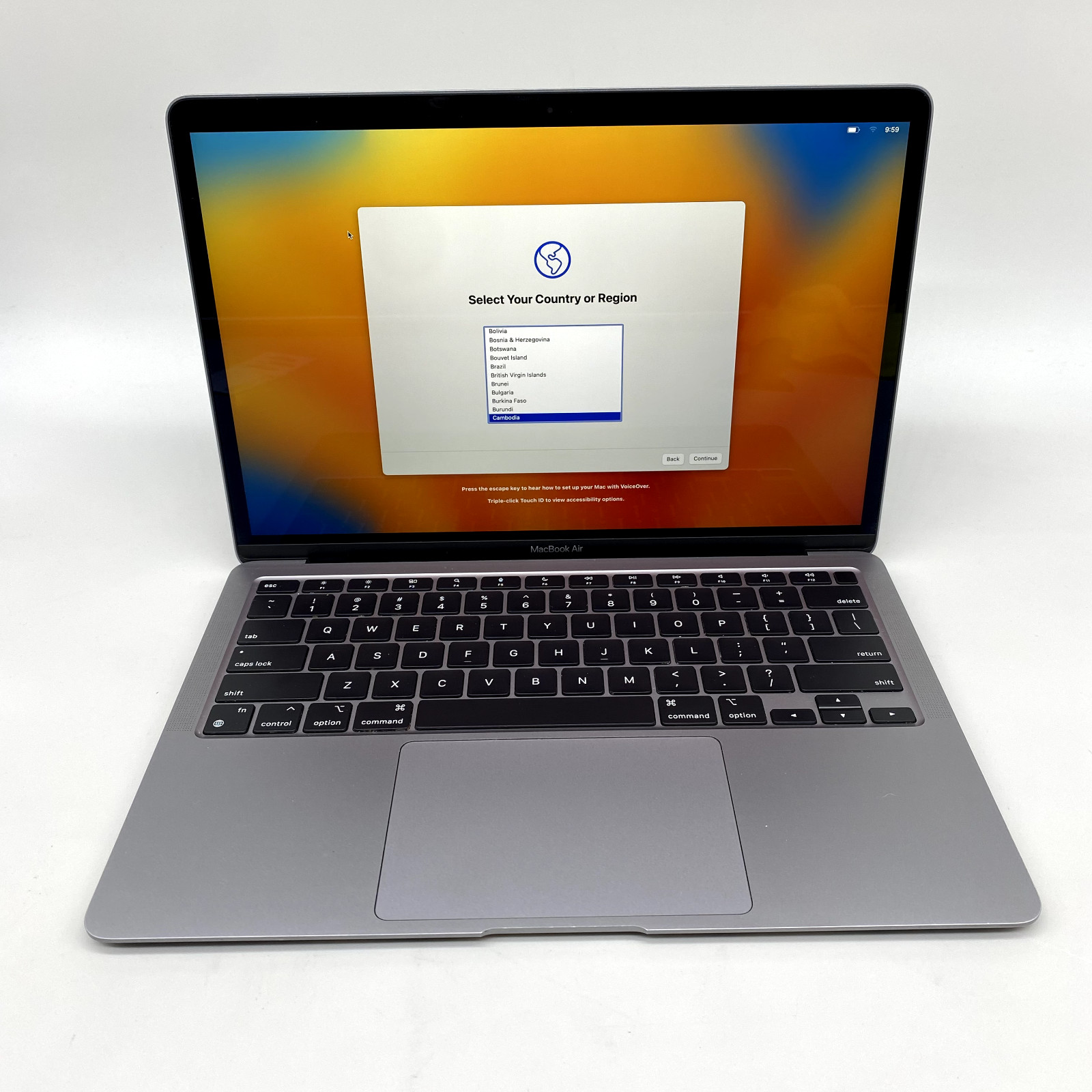 Apple MacBook Air 13" A2337 2020 M1 3.2GHz 8GB DDR4 128GB SSD Gray FAIR/DENT