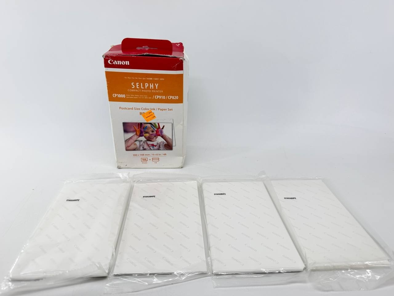 Canon SELPHY RP-108 4x6 Photo Paper Color Ink Set 108 Sheets New 2 lb