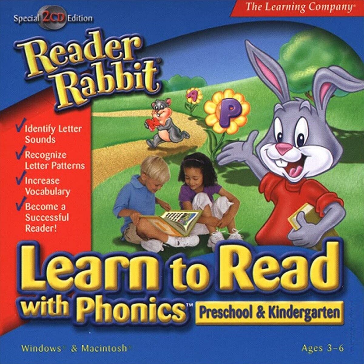 Reader Rabbit Learn to Read Phonics 1st - 2nd Ages 5-8 Learning Company Sealed