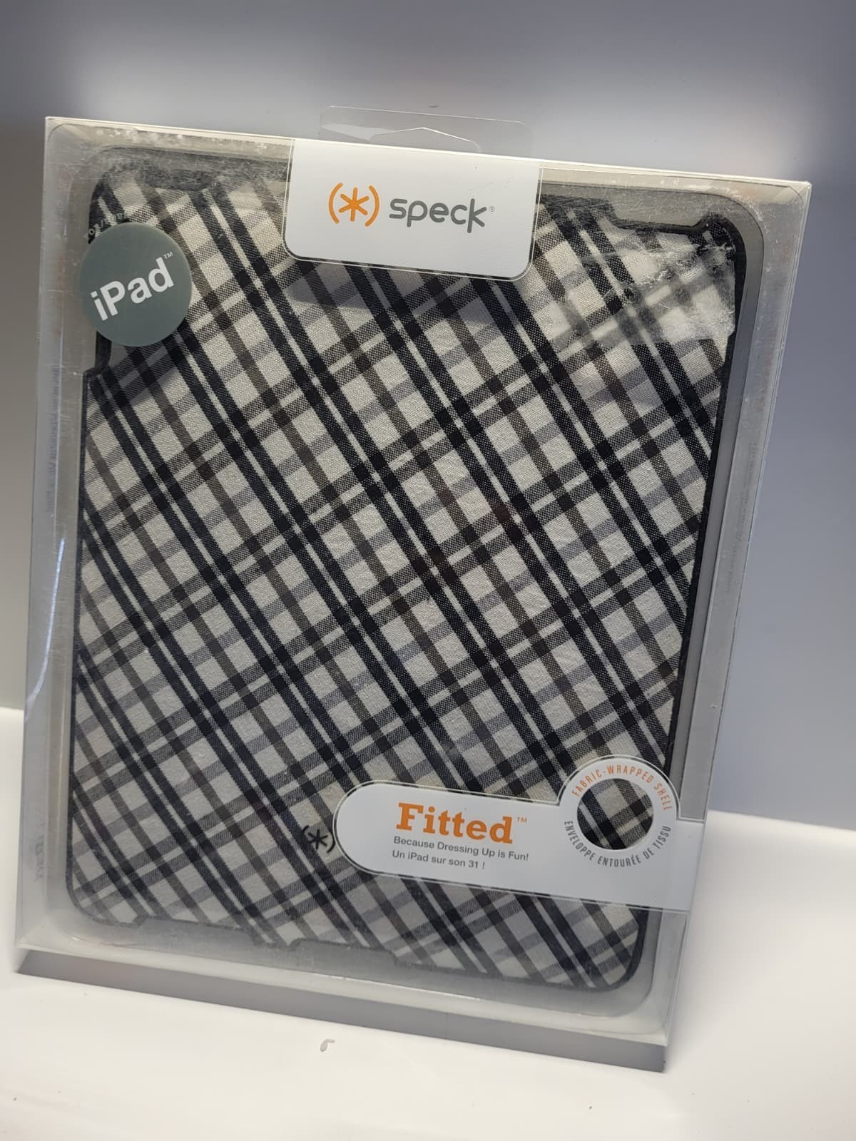 Speck Products Fitted Fabric Wrapped Hard Shell iPad Design Plaid Case