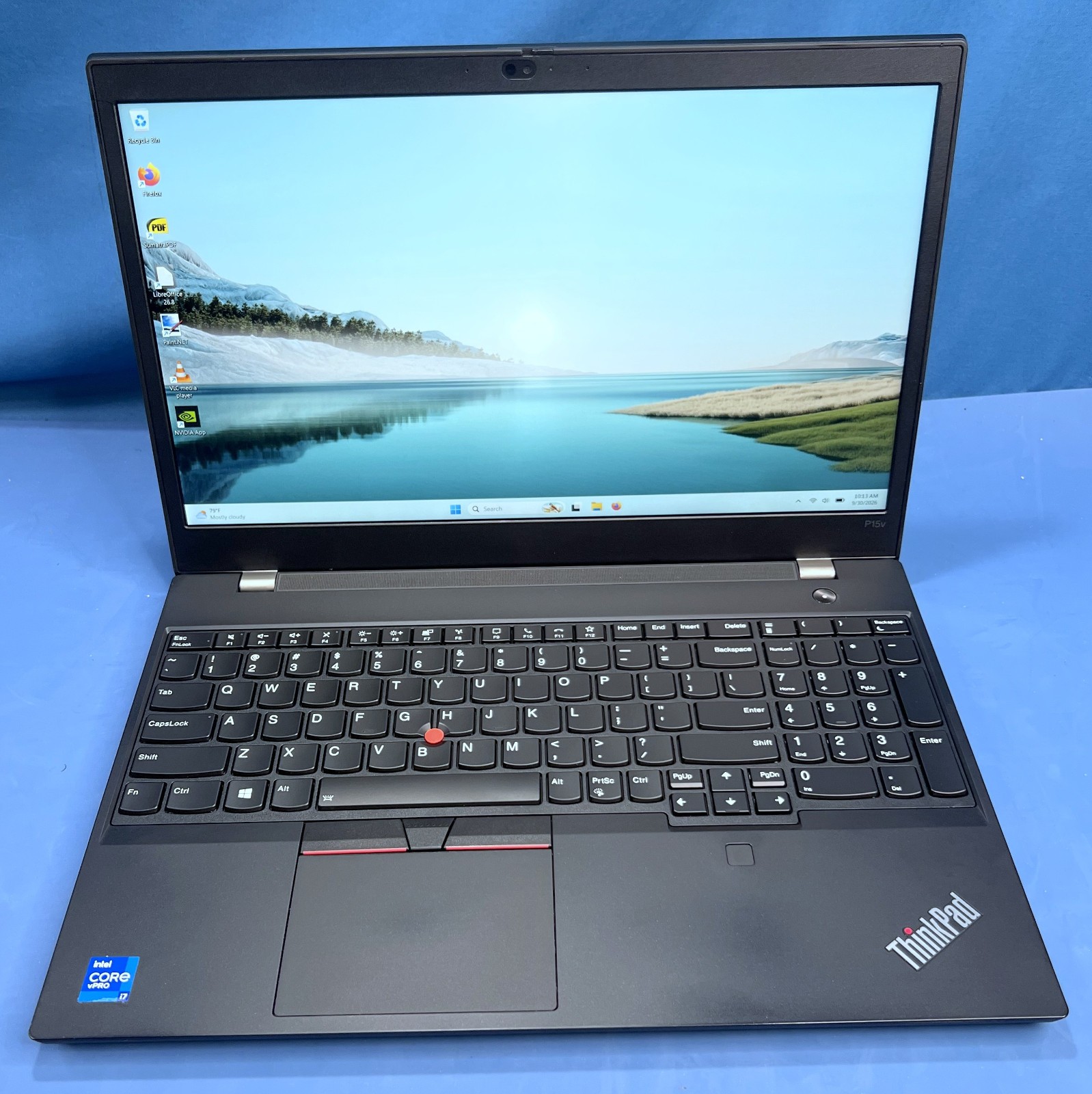 Lenovo ThinkPad P15v Gen 2 - i7-11850H, RTX A2000, 32GB RAM, 512GB NVMe - Win11