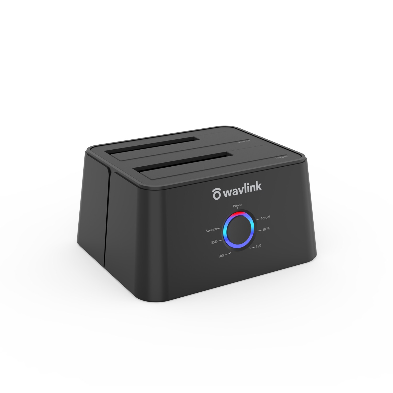 WAVLINK 2-Bay Hard Drive Enclosure M.2 SSD Duplicator with Offline-Clone