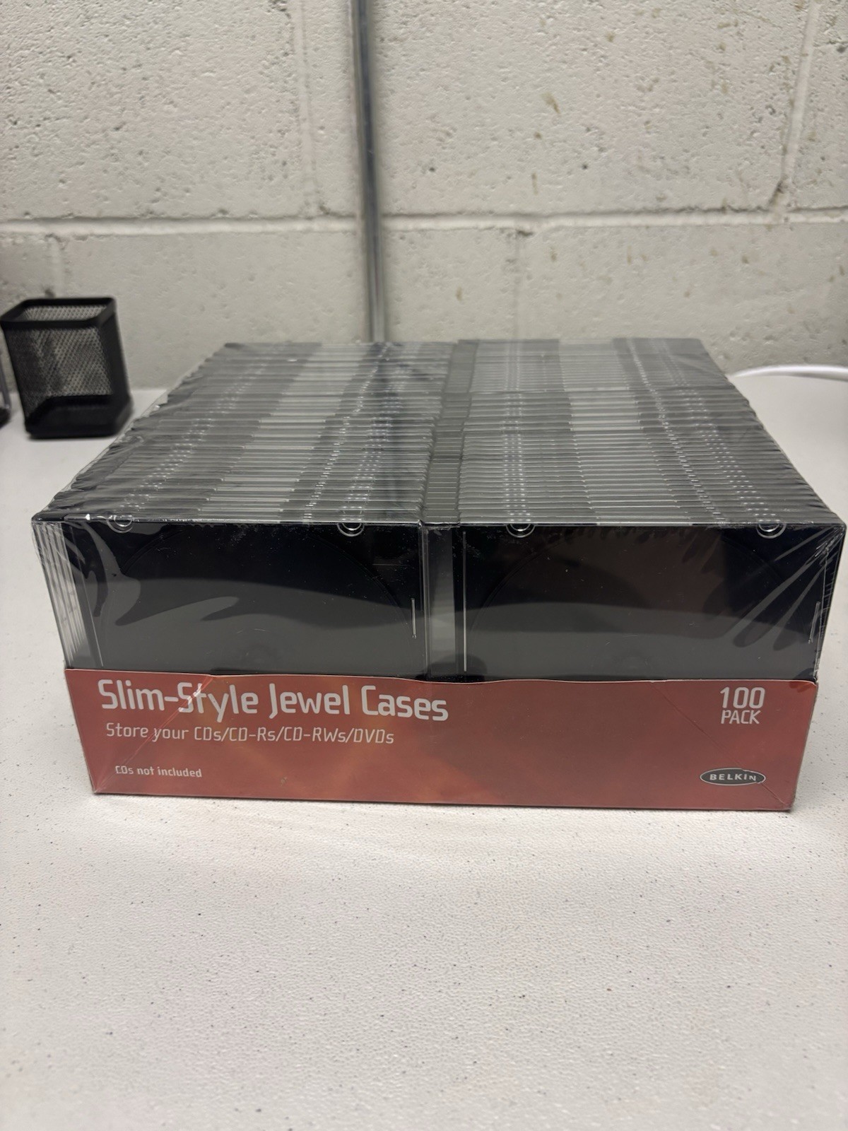 Belkin Slim Style Jewel Cases 100 DVD or CD's